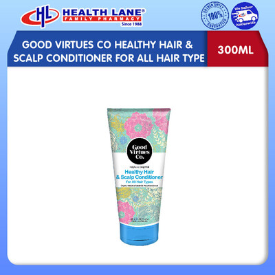 GOOD VIRTUES CO HEALTHY RAMBUT & KULIT KEPALA PERAPI FOR ALL RAMBUT TYPE (300ML)